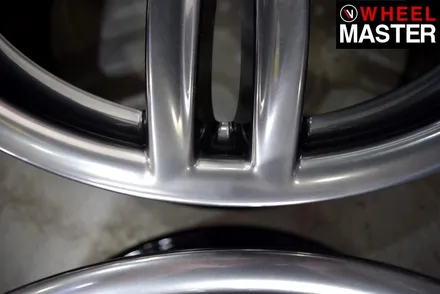[휠마스터] 휠스크레치 복원 후 고스트크롬으로 휠도색을 마친 BMW550d / 일산 휠복원 / 파주,일산