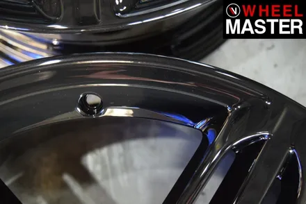 [휠마스터] 아우디 A4 휠복원 & 굴절수리 및 블랙유광 분체도장 / 일산 휠도색 / 파주,일산