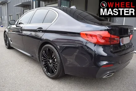 [휠마스터] BMW 520d 블랙유광 휠도색 / 일산 분체도장 / 파주,일산