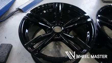 BMW M3 휠 검정 유광 휠도색 / 파주,일산