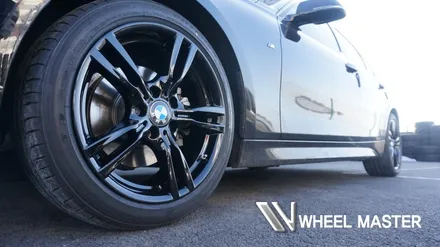 휠도색 bmw 330i 휠 m팩 18인치 검정유광 작업 / 파주,일산