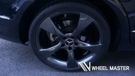 벤츠 cls350 휠 19인치 휠 도색 검메탈 작업 / 파주,일산