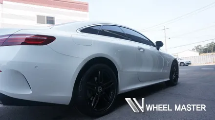 벤츠 e220d 휠 쿠페 19인치 휠 검정유광 휠도색 / 파주,일산