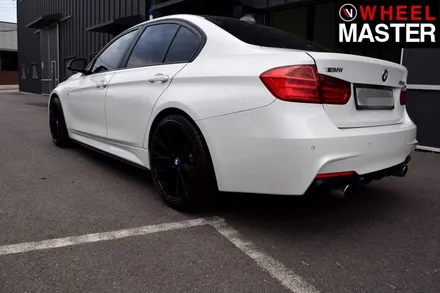[휠마스터] BMW 320i 의 검정유광 휠도색 후기 / 일산 휠도색 / 파주,일산