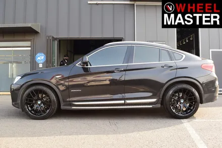 [휠마스터] BMW X4 휠기스복원 및 블랙유광 분체도장 / 일산 휠도색 / 파주,일산