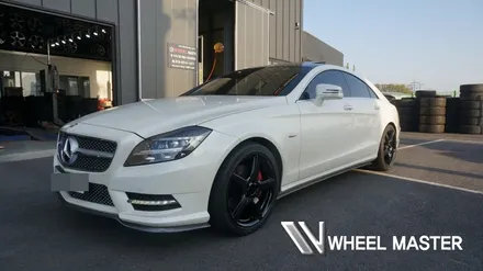 벤츠 cls350 블루텍 amg 휠 19인치 검정유광 휠도색 / 파주,일산