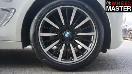 BMW GT 순정휠의 180도 변신!! 블랙폴리시 작업후기 / 일산 휠도색 / 파주,일산