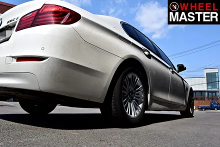 [휠마스터] 휠 한짝에 스크레치가 생긴 BMW 520d 차량의 깔끔한  휠복원 후기 / BMW휠복원 / 파주,일산