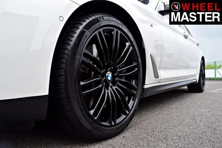 [휠마스터] BMW 540i 블랙유광 휠도색 후기 / 일산 휠복원 / 파주,일산