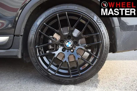 [휠마스터] BMW X4 휠기스복원 및 블랙유광 분체도장 / 일산 휠도색 / 파주,일산