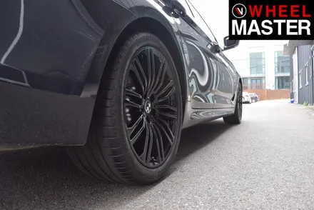 [휠마스터] BMW 520d 블랙유광 휠도색 / 일산 분체도장 / 파주,일산