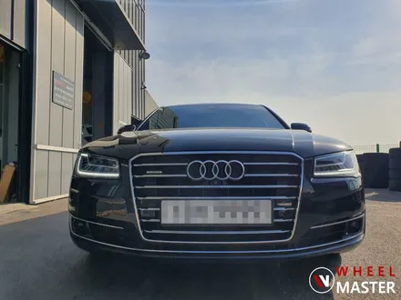 [휠마스터] 아우디 A8L 60TDI 20인치 고스트크롬 분체도장 / 아우디 휠복원 / 파주,일산