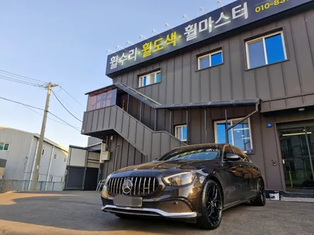 파주휠도색/벤츠E350 AMG 19인치 검정유광 휠도색 / 파주,일산