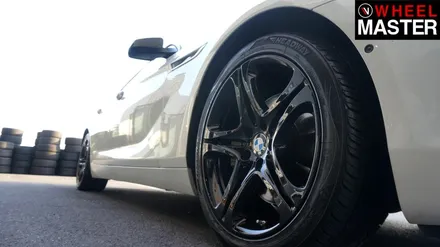 BMW 640d 차량의 검정유광 자동차휠도색 후기 / 일산휠복원 / 파주,일산