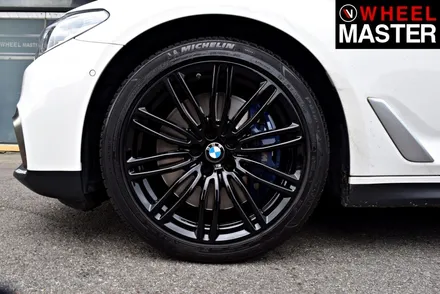 [휠마스터] BMW 540i 블랙유광 휠도색 후기 / 일산 휠복원 / 파주,일산