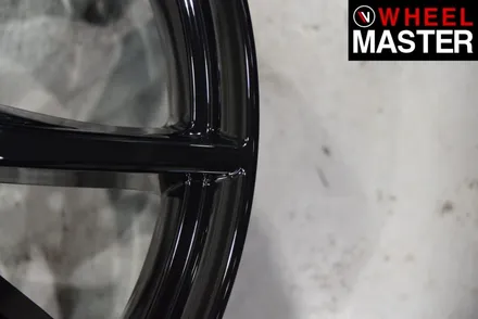 [휠마스터] 현대 제네시스 G70 휠복원 및 블랙유광 분체도장 / 일산 휠도색 / 파주,일산