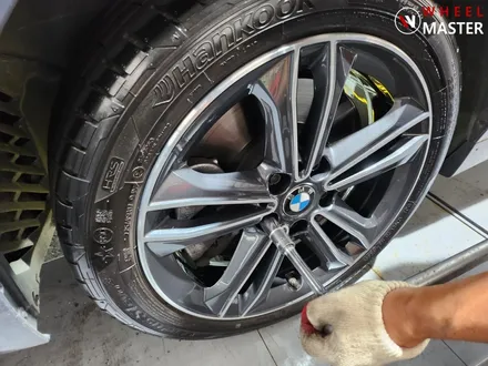 [휠마스터 허가업체] BMW 120i 포트홀 사고로 인한 굴절수리 및 다이아컷팅 휠복원 / 파주,일산