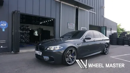 BMW M5 20인치 휠도색 고스트크롬 작업 / 파주,일산