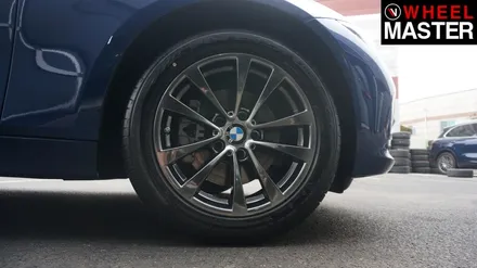 신차 출고 직후 고스트크롬 컬러로 휠도색을 진행한 BMW 320d / 일산 휠도색 / 파주,일산