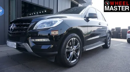 벤츠 ML350 차량의 고스트크롬 휠도색 및 휠복원 후기 / 일산 휠도색 / 파주,일산