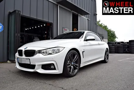 [휠마스터]  BMW 428i 휠복원 및 굴절수리 / 일산 분체도장 / 파주,일산