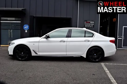[휠마스터] BMW 540i 블랙유광 휠도색 후기 / 일산 휠복원 / 파주,일산