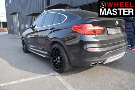 [휠마스터] BMW X4 휠기스복원 및 블랙유광 분체도장 / 일산 휠도색 / 파주,일산