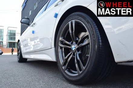 [휠마스터] BMW 320d 휠복원 및 검메탈 휠도색 / 일산 분체도장 / 파주,일산