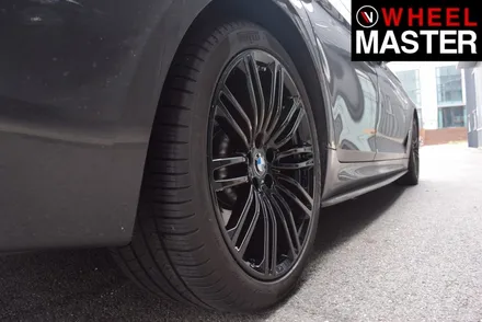 [휠마스터] BMW 540i 휠기스 복원 및 블랙유광 분체도장 / 일산 휠도색 / 파주,일산