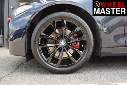 [휠마스터] BMW 528I 블랙유광 분체도장 / 일산 휠도색 / 파주,일산
