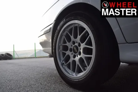[휠마스터] BMW 530i 휠기스복원 및 실버 분체도장 / BBS 휠복원 / 파주,일산