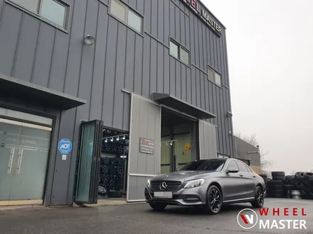 [휠마스터] 벤츠 C220 17인치 검정유광 분체도장 / 일산 분체도장 / 파주,일산
