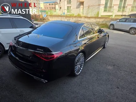 벤츠 W223 S500 AMG 21인치 휠 굴절수리 및 다이아컷팅 휠복원 / 파주,일산