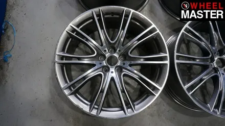 BMW 750Li 차량의 휠복원 및 고스트크롬 휠도색 후기 / 일산 휠복원 / 파주,일산