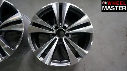 조수석 앞뒤바퀴에 기스가 생긴 벤츠 CLS350 다이아몬드컷팅 휠복원 후기 / 일산 휠복원 / 파주,일산