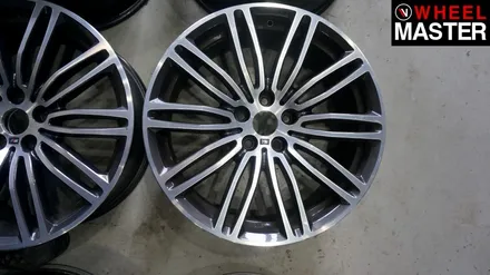 [휠마스터] 휠굴절수리 및 검정유광 휠도색을 진행한 BMW 530d / 일산 휠복원 / 파주,일산