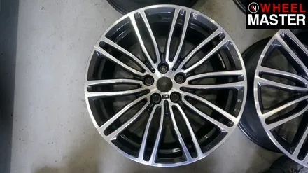 [휠마스터] BMW 530i 차량의 검정유광 휠도색 후기 / 일산 휠도색 / 파주,일산