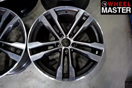 [휠마스터] BMW X6 휠에 멋을 더하다!! 검정유광 휠도색 후기 / 일산 휠복원 / 파주,일산