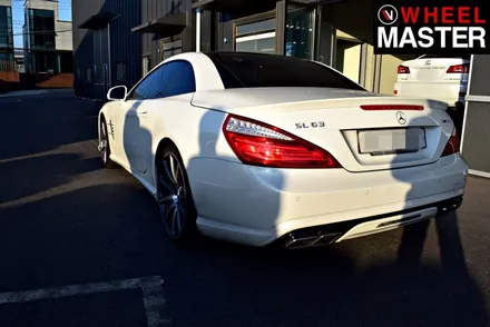 [휠마스터] 휠에 굴절이 심하게 생긴 벤츠 SL63 AMG 차량의 휠수리 후기 / 일산 휠수리 / 파주,일산
