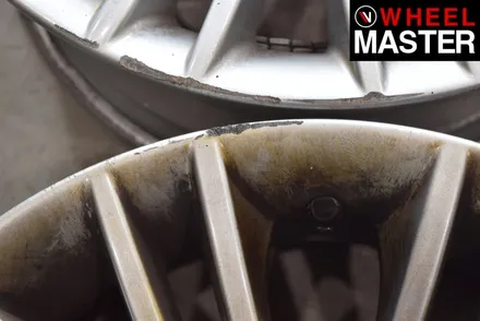 [휠마스터] 휠기스를 깔끔하게 복원한 BMW 520d 차량의 휠복원 후기 / 일산 분체도장 / 파주,일산