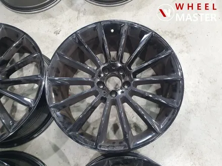 [휠마스터] 벤츠 E450 쿠페 AMG 20인치(마차휠) 굴절수리 및 검정유광 분체도장 / 벤츠 휠복원 / 파주,일산