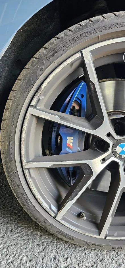 BMW 840I 728M 휠굴절수리 및 다이아컷팅 휠복원 / 파주,일산