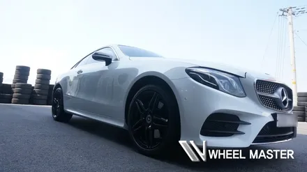 벤츠 e220d 휠 쿠페 19인치 휠 검정유광 휠도색 / 파주,일산