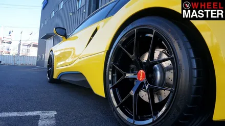 BMW i8 의 블랙유광 휠도색 후기 / 파주,일산