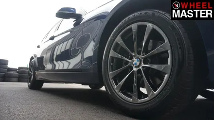 신차 출고 직후 고스트크롬 컬러로 휠도색을 진행한 BMW 320d / 일산 휠도색 / 파주,일산