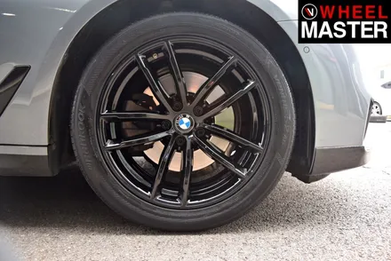 [휠마스터] BMW 520d 블랙유광 분체도장 / 일산 휠복원 / 파주,일산