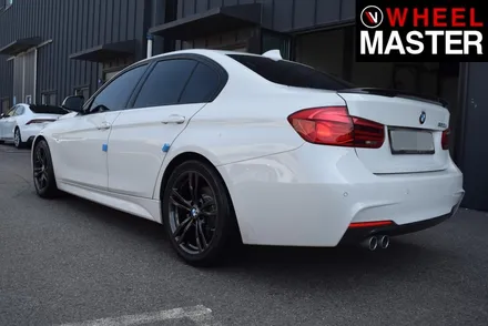 [휠마스터] BMW 320d 휠복원 및 검메탈 휠도색 / 일산 분체도장 / 파주,일산