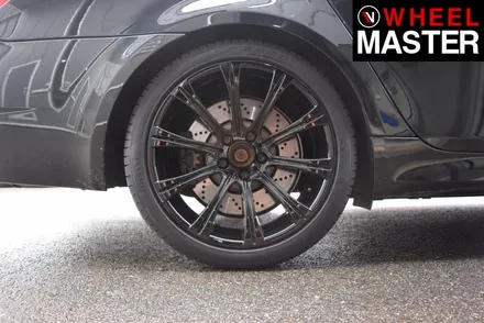 [휠마스터] BMW M5 휠굴절수리 및 블랙유광 휠도색 / 일산 분체도장 / 파주,일산