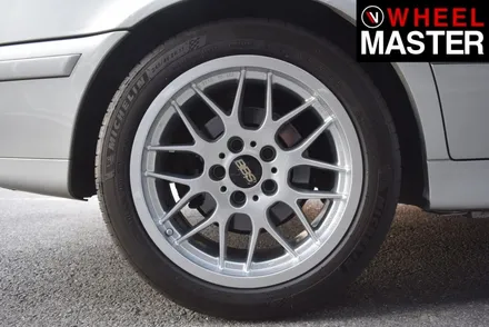 [휠마스터] BMW 530i 휠기스복원 및 실버 분체도장 / BBS 휠복원 / 파주,일산