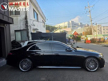 벤츠 W223 S500 AMG 21인치 휠 굴절수리 및 다이아컷팅 휠복원 / 파주,일산